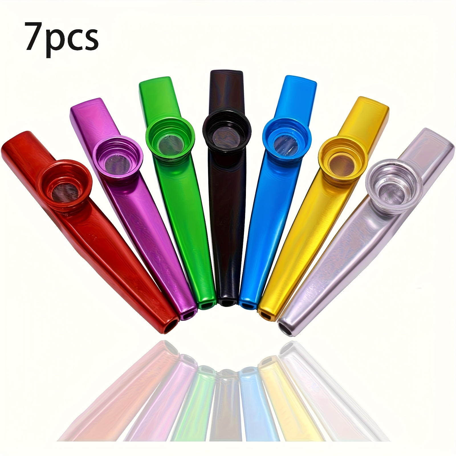 Musical Instrument Organ - 7pcs Metal Kazoos Simple Design Lightweight