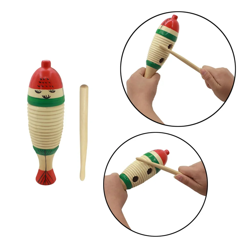 Musical Instrument For Babies - Wooden Fish Musical Orff Percussion Instrument