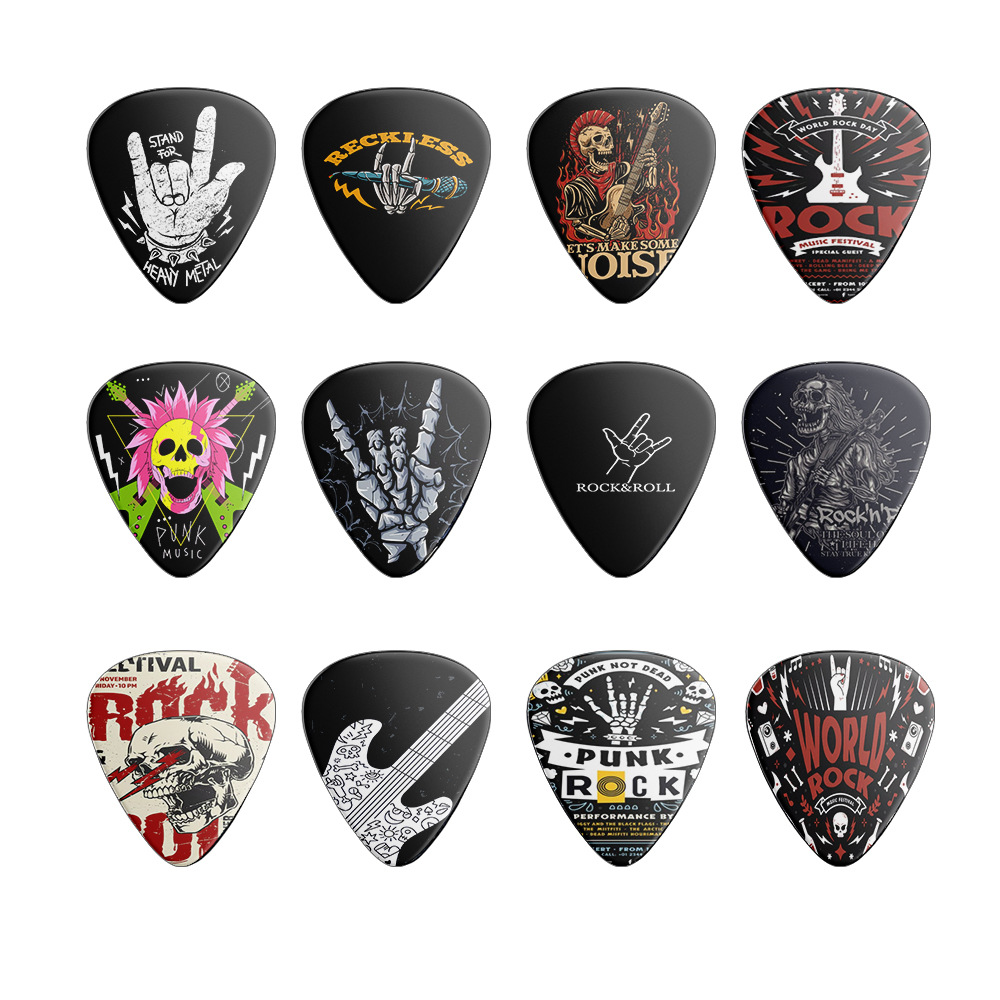 12 Pieces Guitar Picks 0.46mm  - Musical Instrument Organ review and price