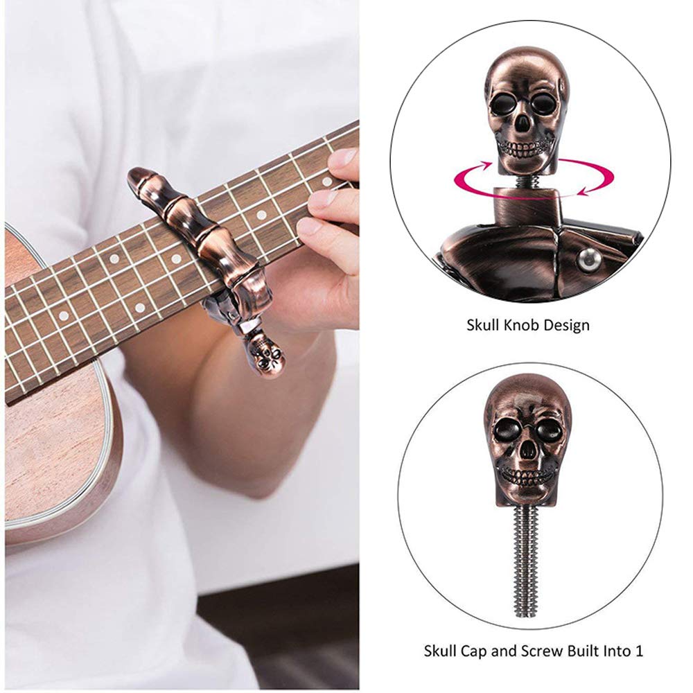 Guitar Capo Skull Capo for Aco - Musical Instrument Bass review and price