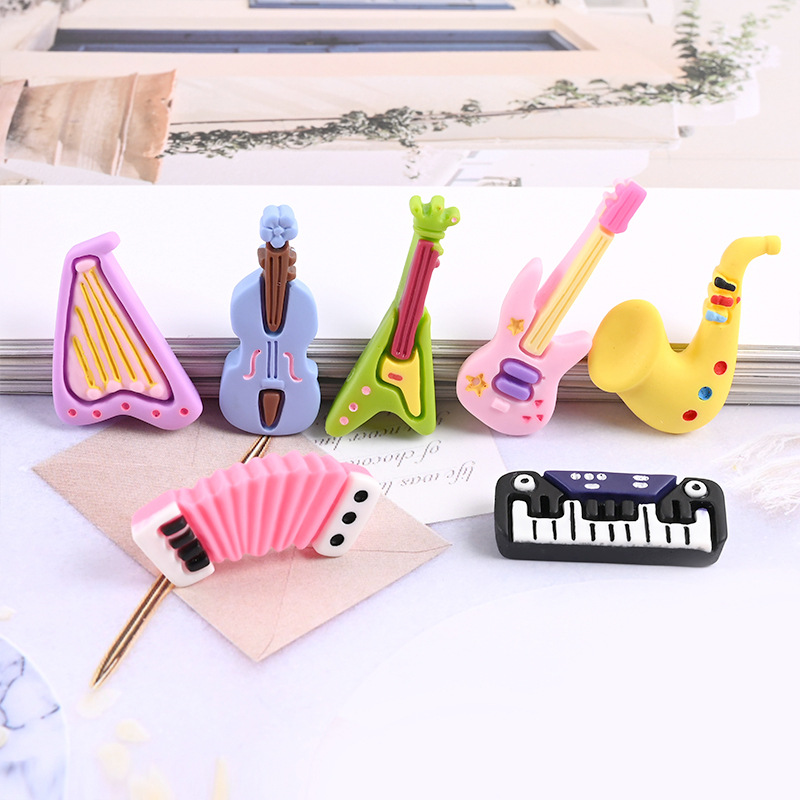 10pcs Cartoon Kawaii Resin Min - Musical Instrument Craft review and price