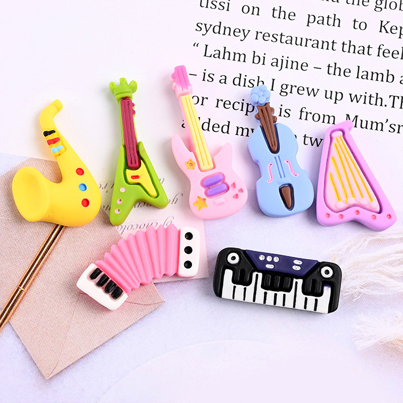 10pcs Cartoon Kawaii Resin Min - Musical Instrument Craft review and price
