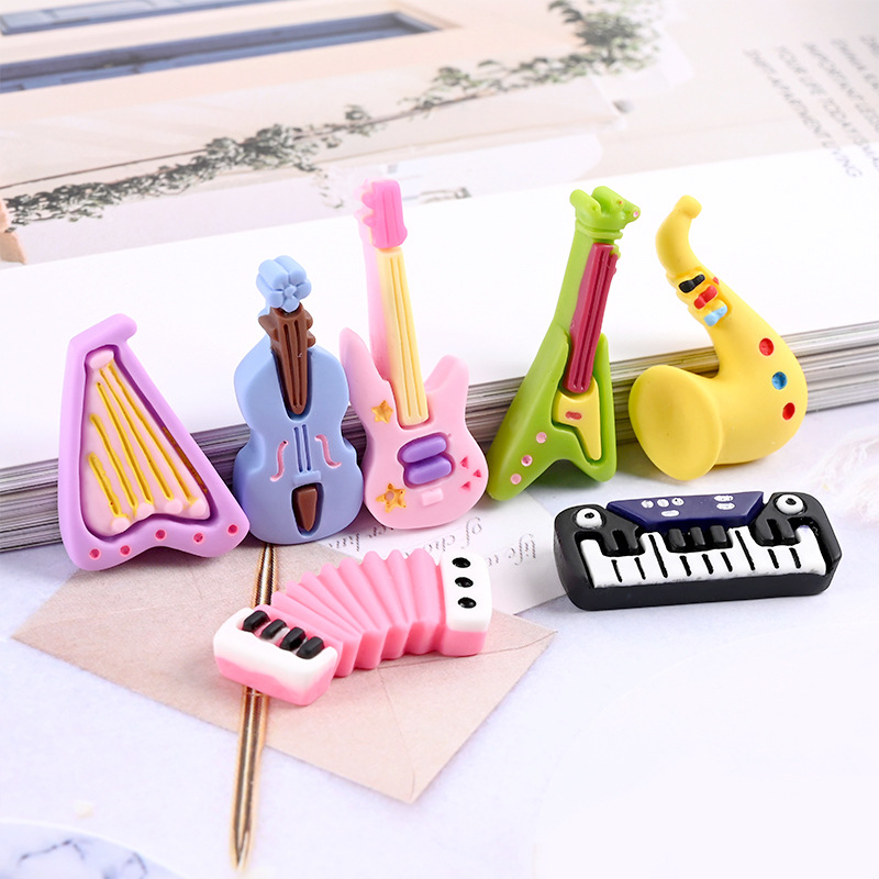 10pcs Cartoon Kawaii Resin Min - Musical Instrument Craft review and price