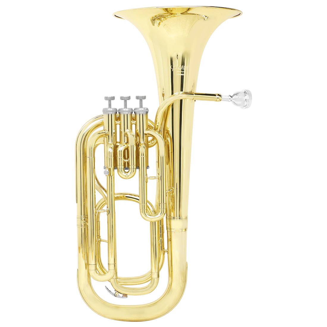 SLADE Bb Baritone Horn 3-key V - Musical Instrument Horn review and price
