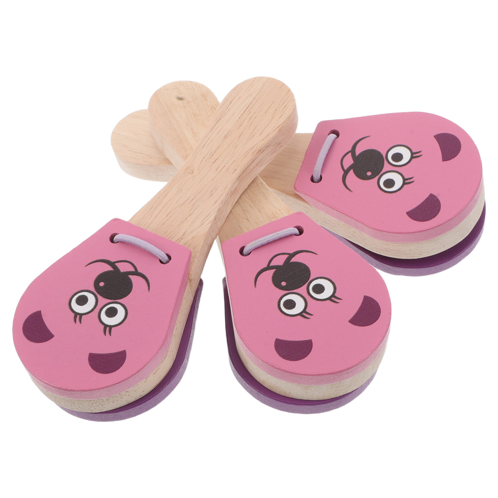 3Pcs Wooden Baby Musical Casta - Musical Instrument For Babies review and price