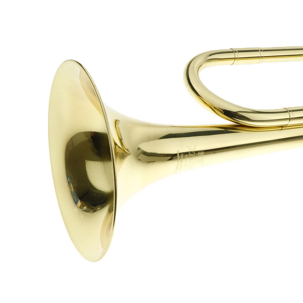 Kids Trumpet Brass Golden Bugl - Musical Instrument Horn review and price