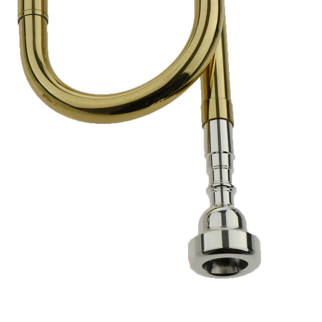 Kids Trumpet Brass Golden Bugl - Musical Instrument Horn review and price