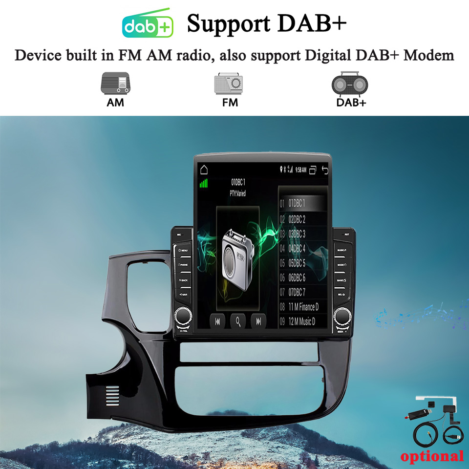 Autoradio for Mitsubishi Outla - Musical Instrument Of India review and price