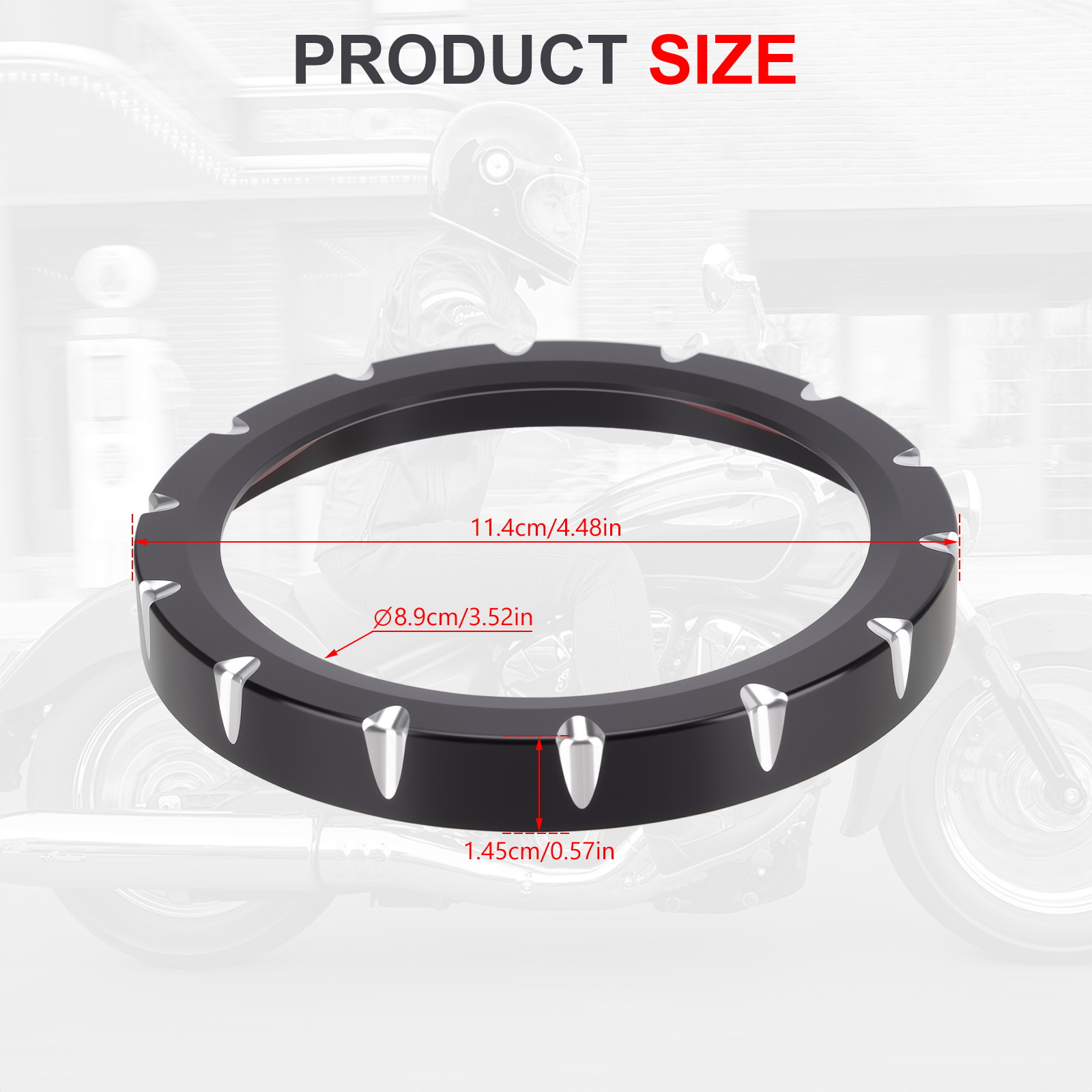Motorcycle Speedometer Trim Ri - Musical Instrument Of India review and price