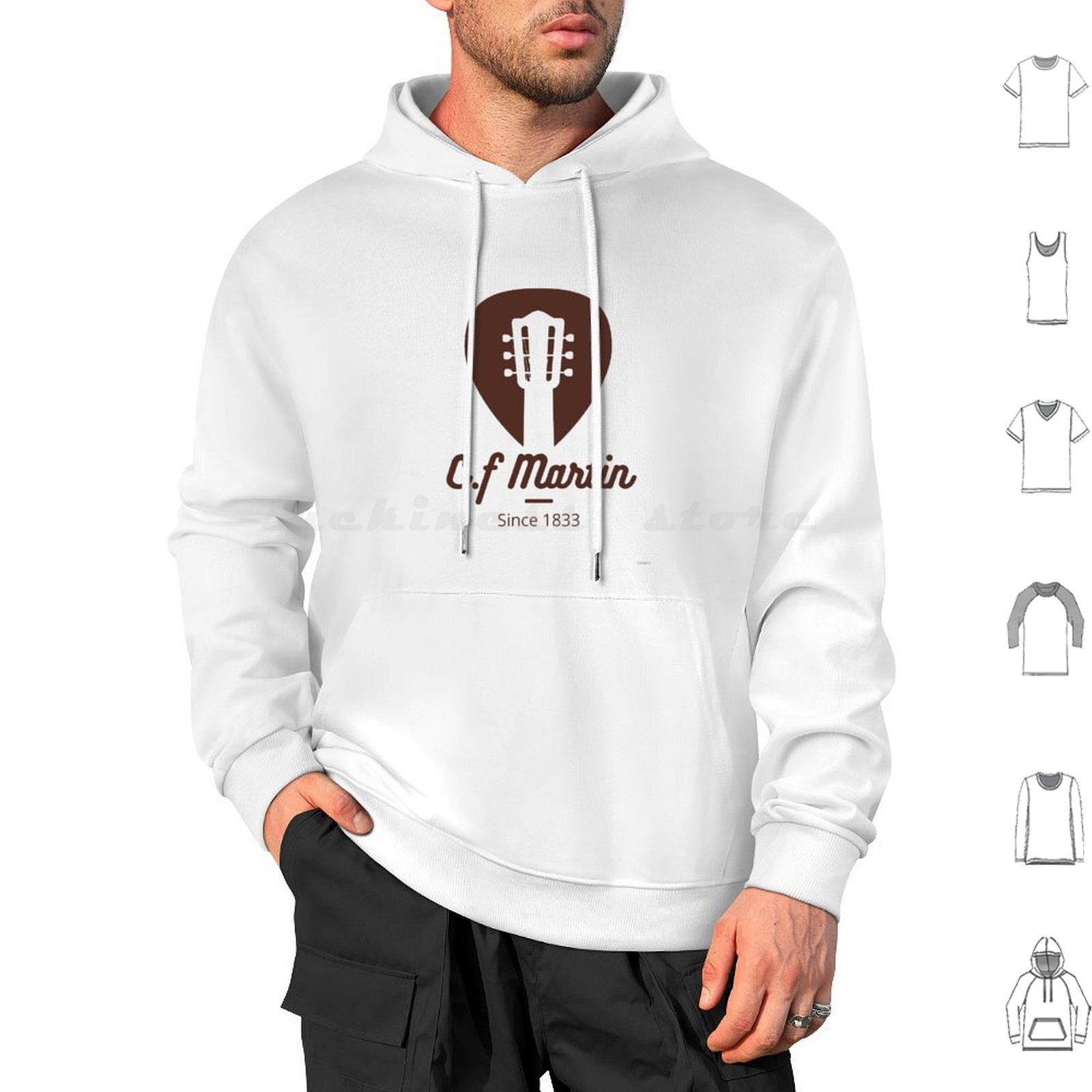 Guitars 1833 Hoodies Long Slee - Musical Instrument Companies review and price