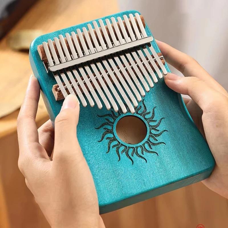 17 Key Kalimba Solid Wood Port - Musical Instrument Easy To Learn For Adults review and price