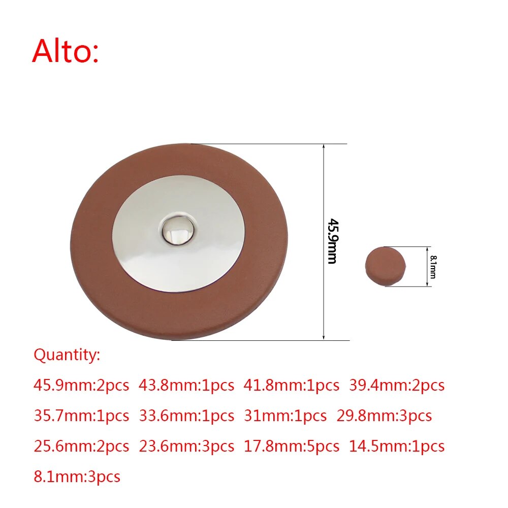 Saxophone Pads Universal Butto - Musical Instrument Oboe review and price