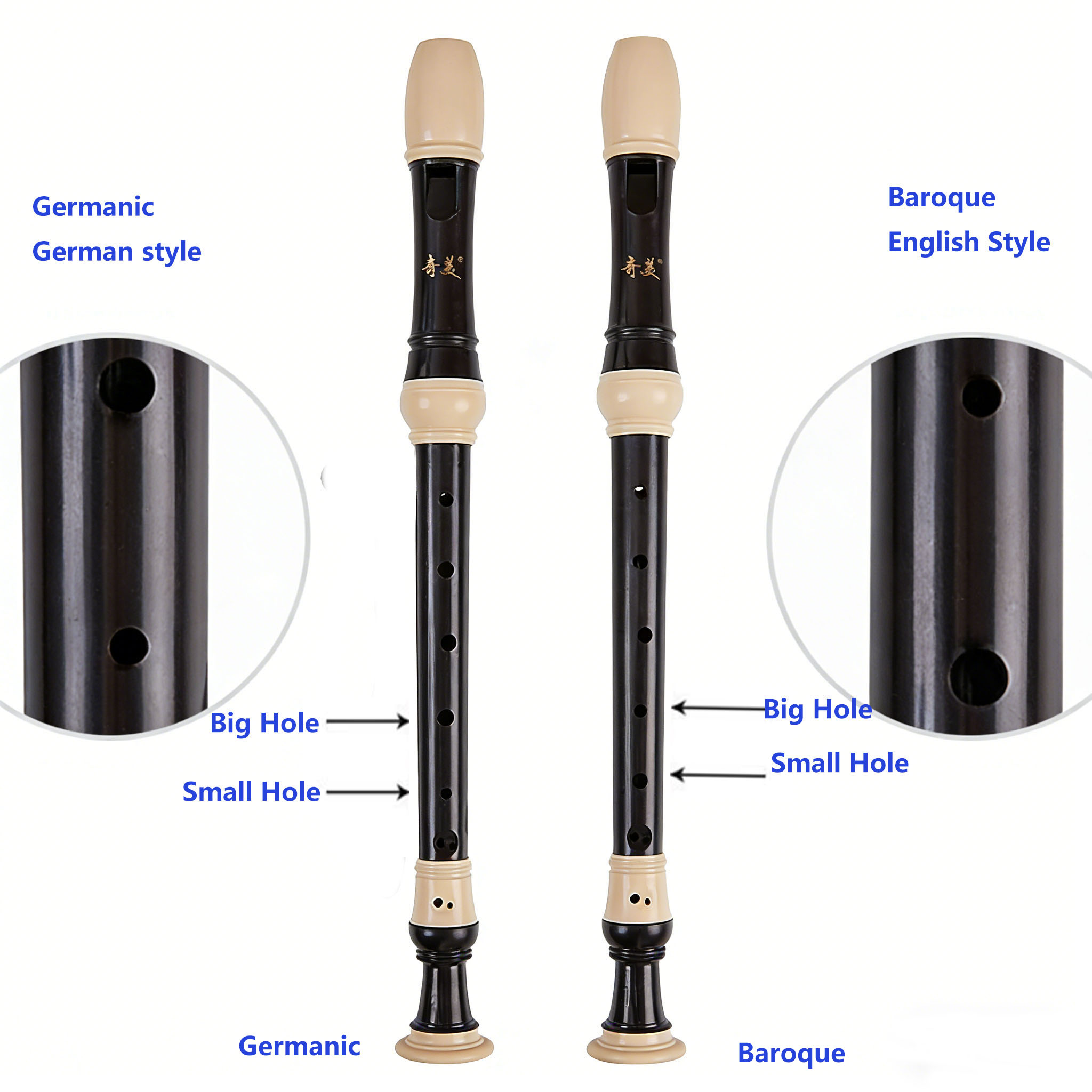 8-hole Alto Recorder F Key Ver - Recorder Baroque Style review and price