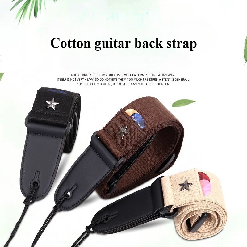 Embroidered Cross Guitar Strap - Musical Instrument Bass review and price