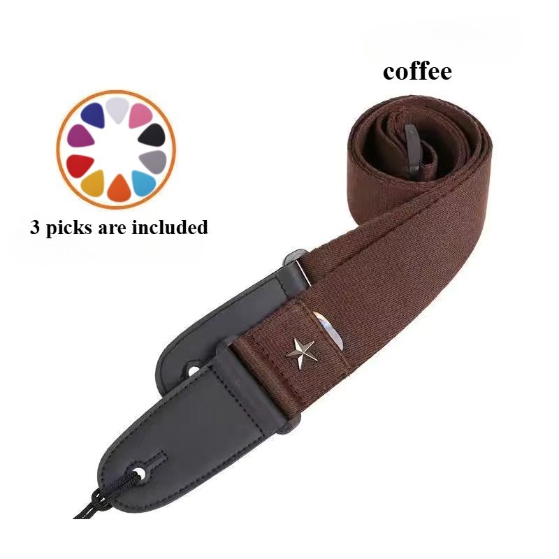 Embroidered Cross Guitar Strap - Musical Instrument Bass review and price