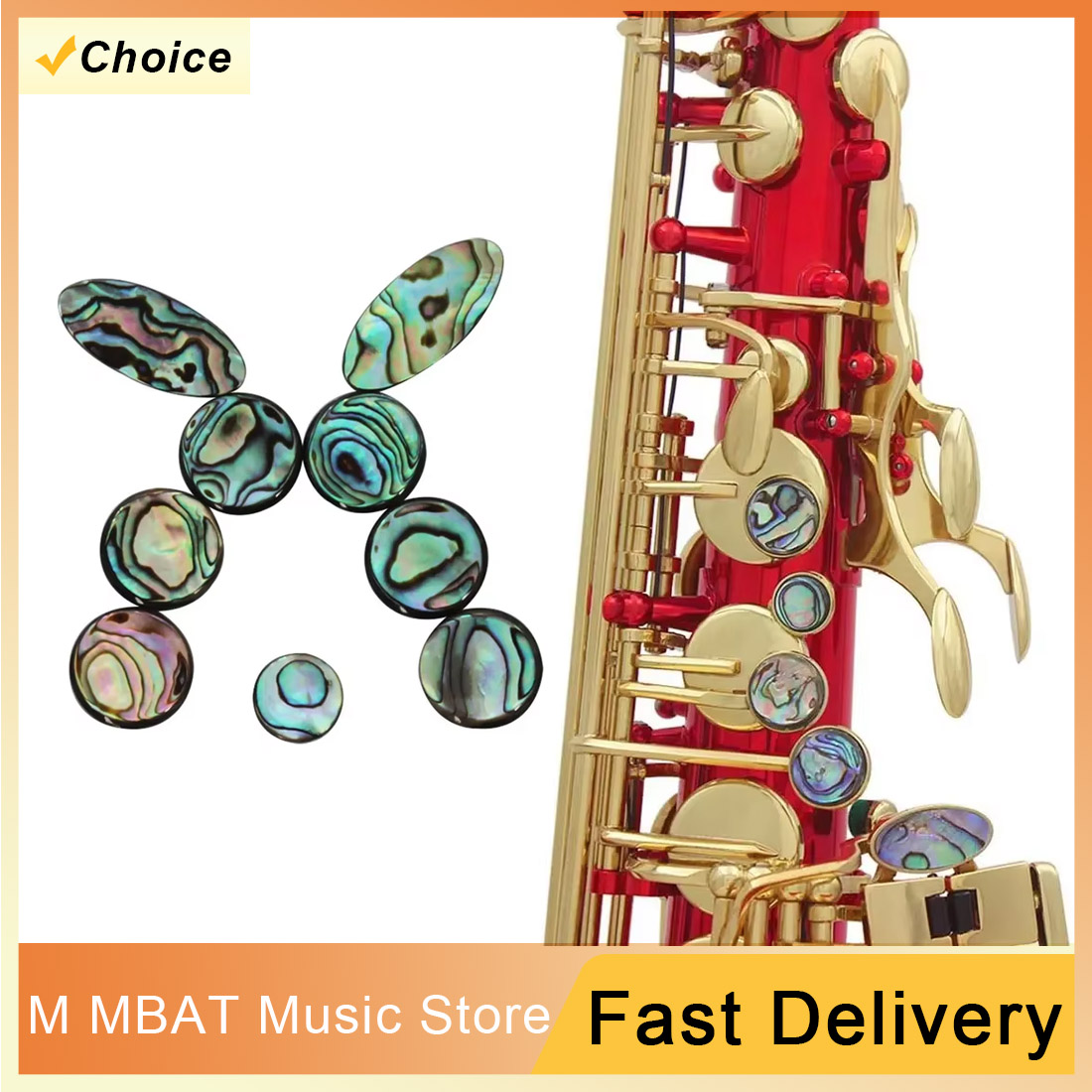 M MBAT  Abalone Shell Saxophon - Musical Instrument Oboe review and price