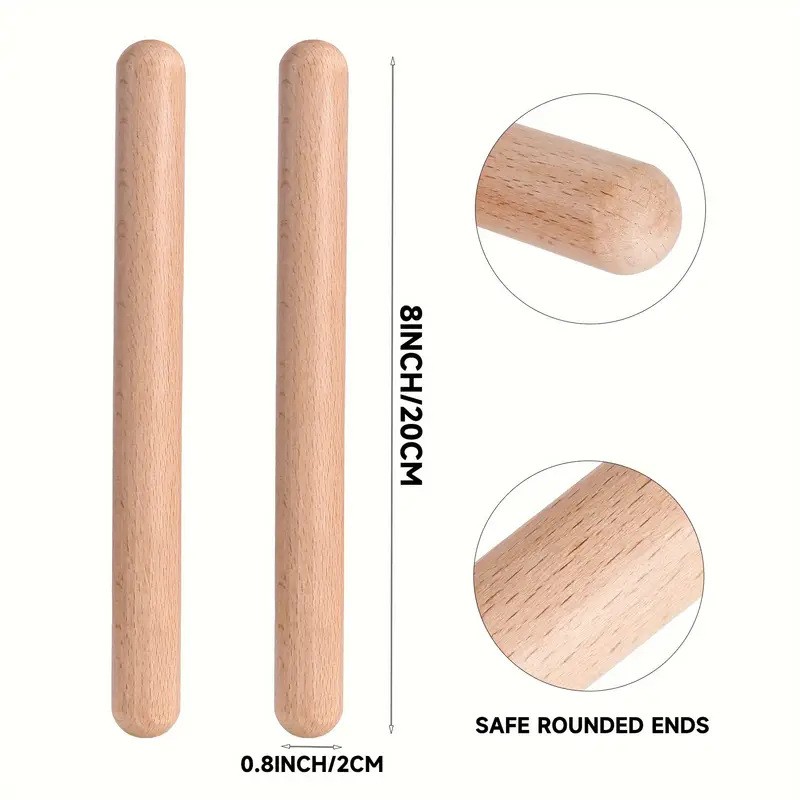 8PCS Unfinished Natural Wood R - Musical Instrument Craft review and price