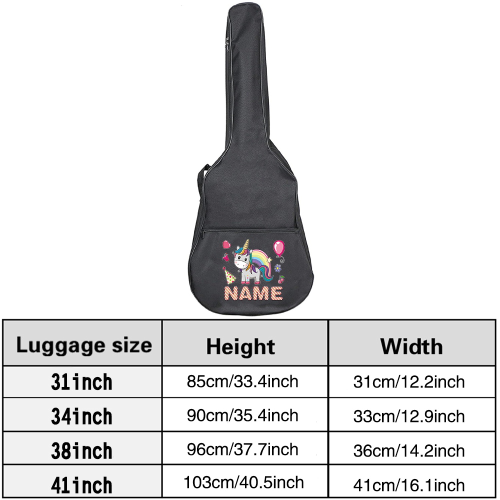 Customized Name Guitar Bag 36- - Musical Instrument Name review and price