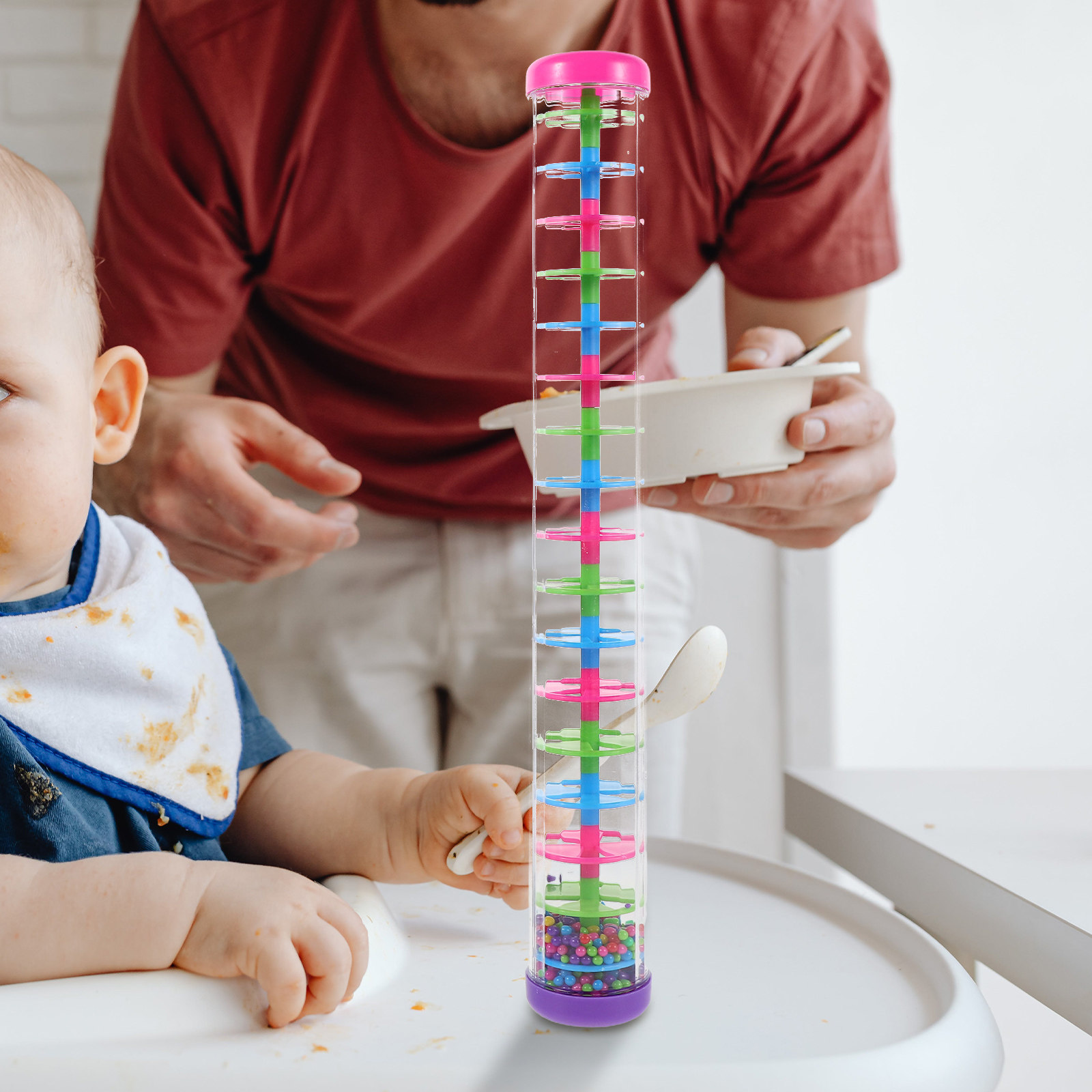 2Pcs Rain Stick Spiral Musical - Musical Instrument For Babies review and price