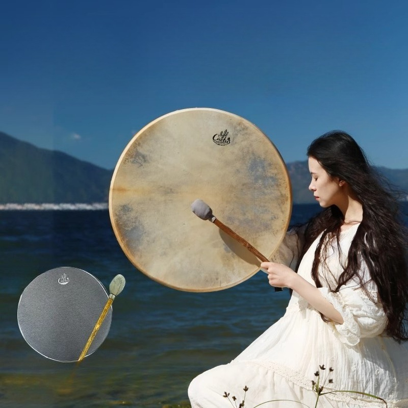 Shamanic Drum Circle Sheepskin - Musical Instrument Of India review and price