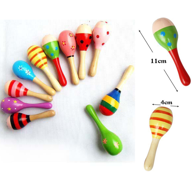 2pcs Colorful Wooden Small Rat - Musical Instrument For Babies review and price