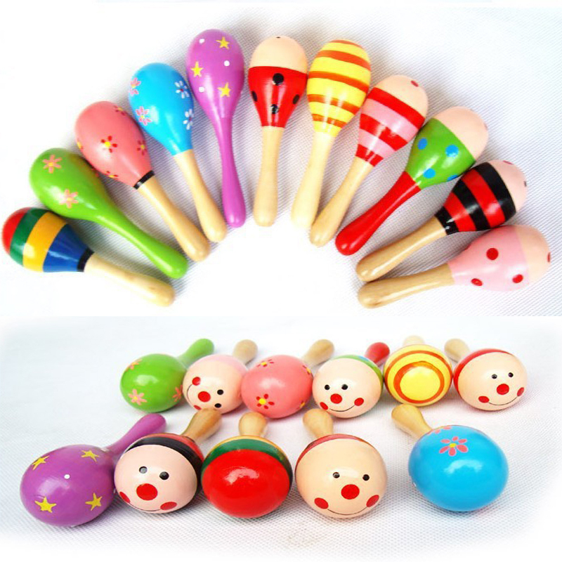 2pcs Colorful Wooden Small Rat - Musical Instrument For Babies review and price