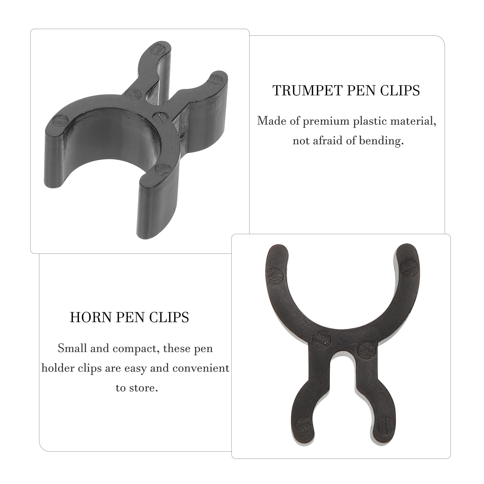3 Pcs Music Stand Pencil Clip  - Musical Instrument Horn review and price