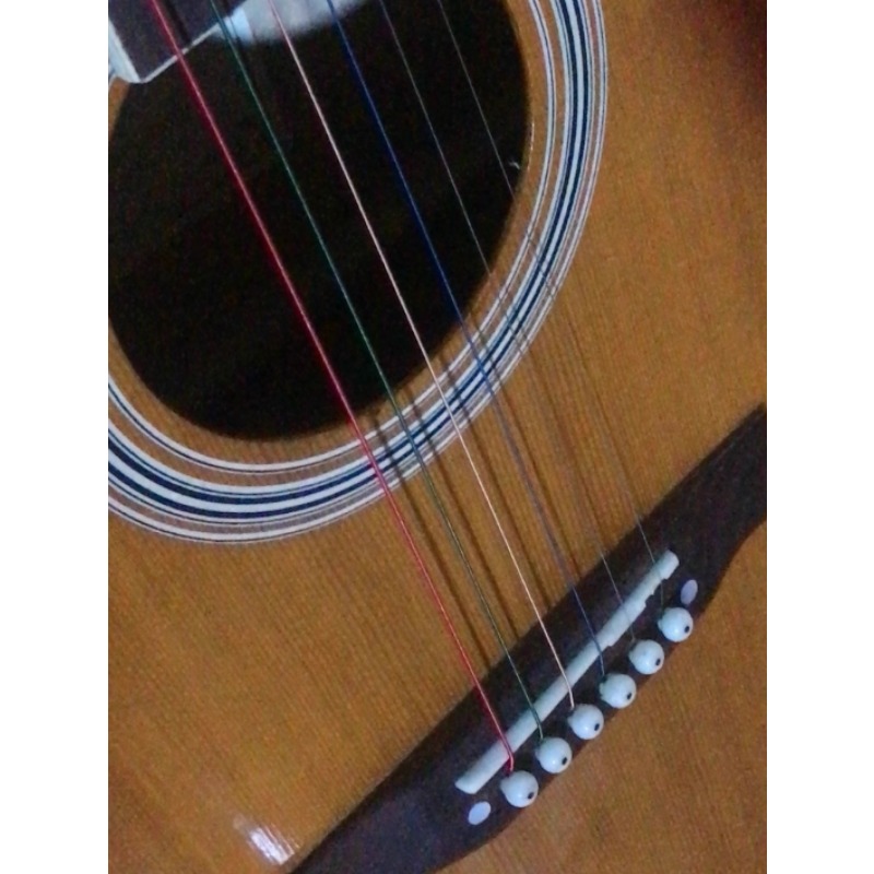 Wooden Acoustic Guitar Second  - Musical Instrument Bass review and price